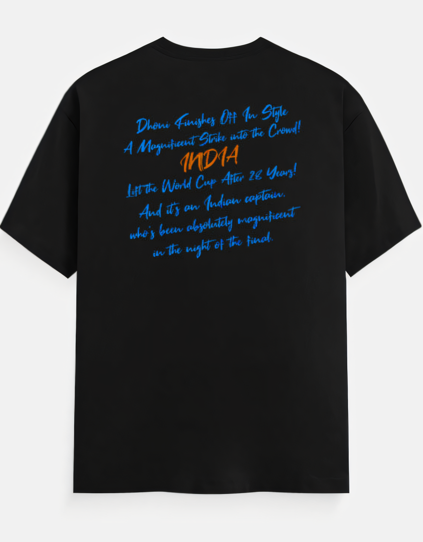 Dhoni WC 2011 Winning Shot unisex Tshirt