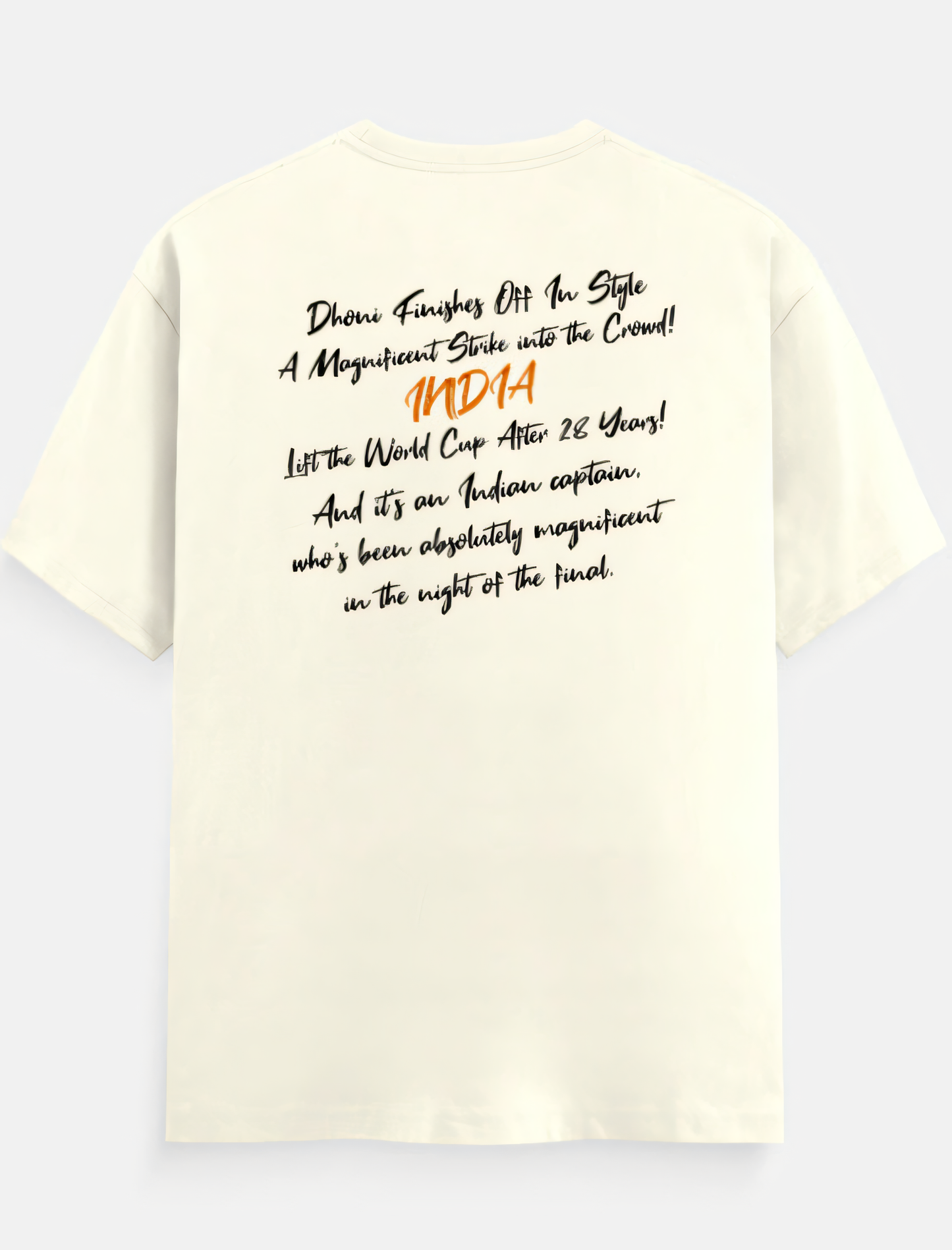Dhoni WC 2011 Winning Shot Unisex Tshirt