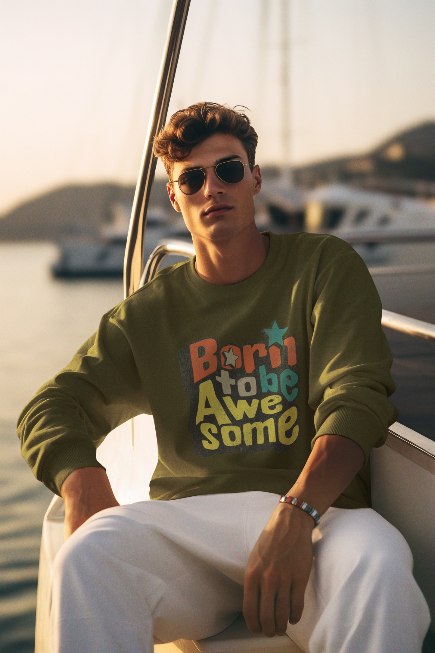 Born to Be Awesome Unisex Sweatshirt