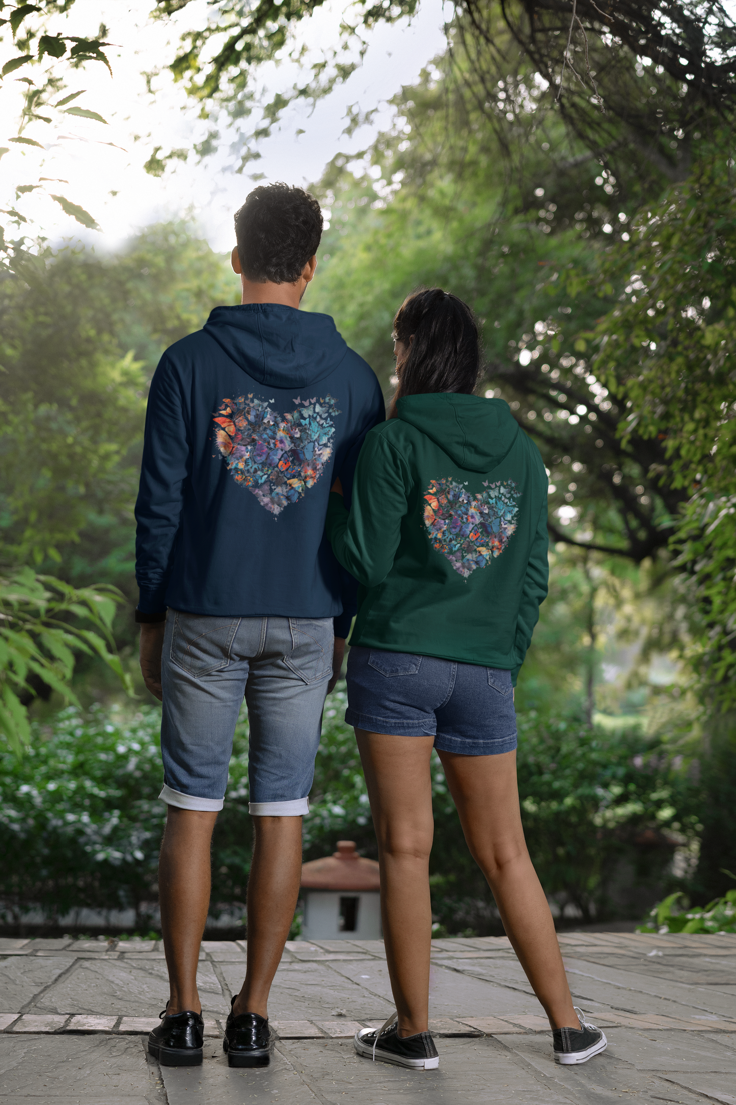 Navy and Bottle Green Hoodies