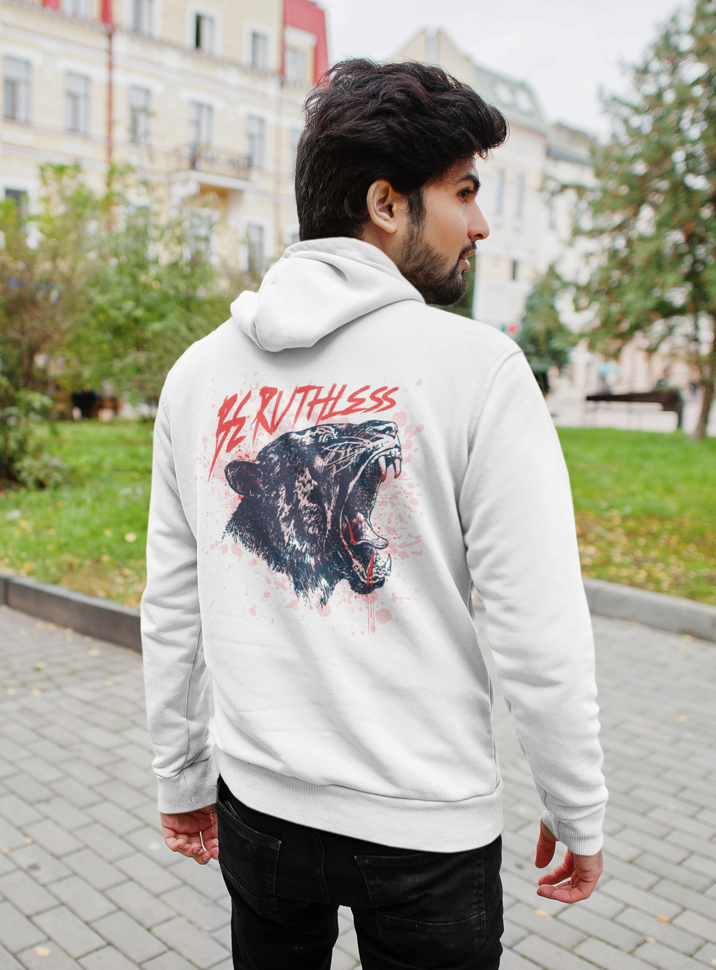 Be Ruthless Tiger Graphic Unisex Hoodie