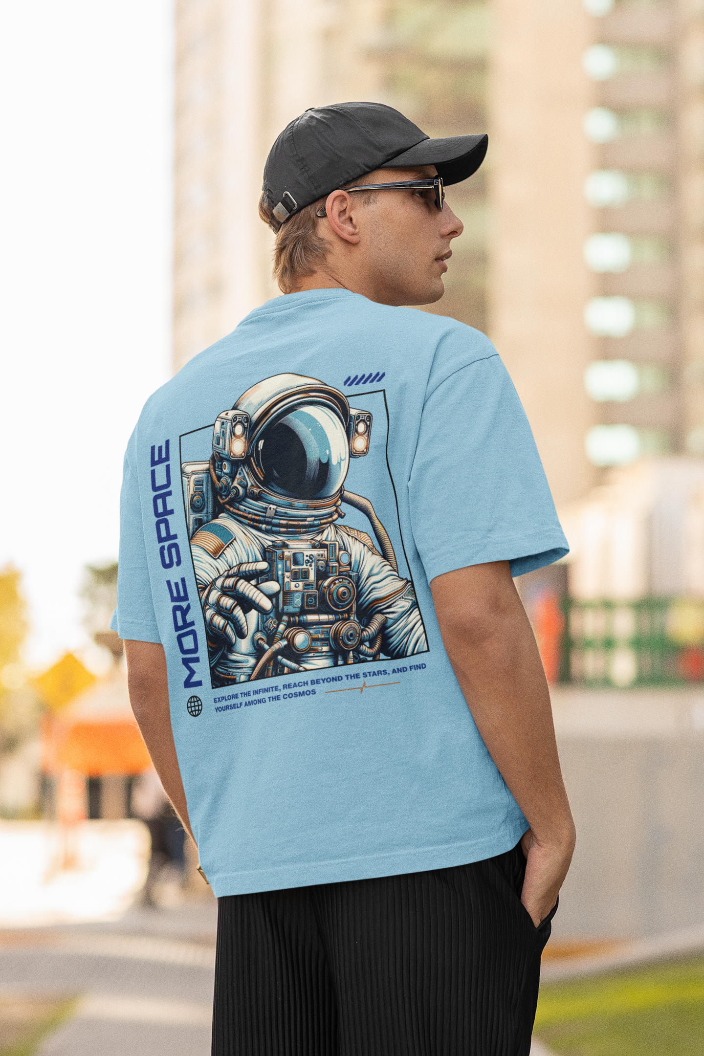 Oversized Astronaut Unisex Tshirt
