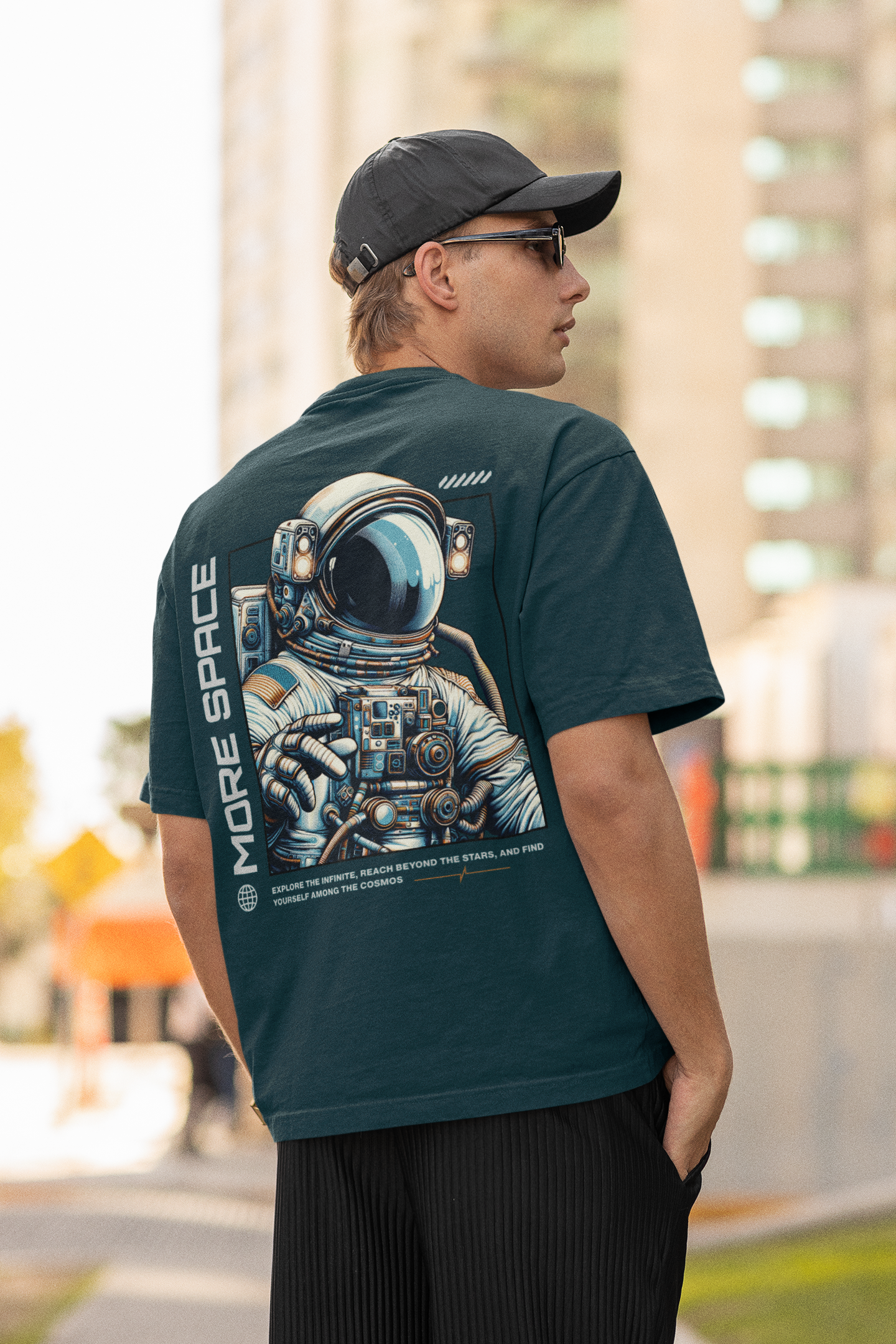 Oversized Astronaut Unisex Tshirt
