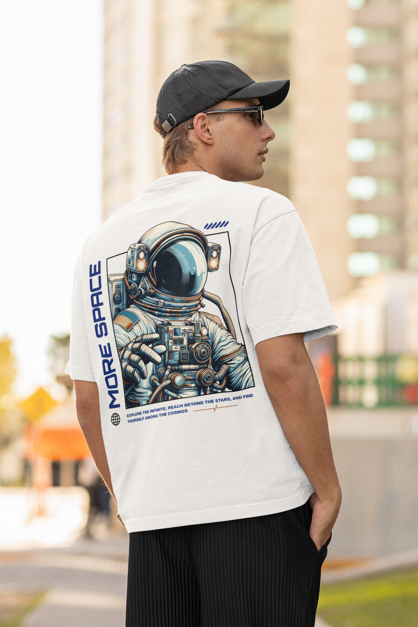 Oversized Astronaut Unisex Tshirt