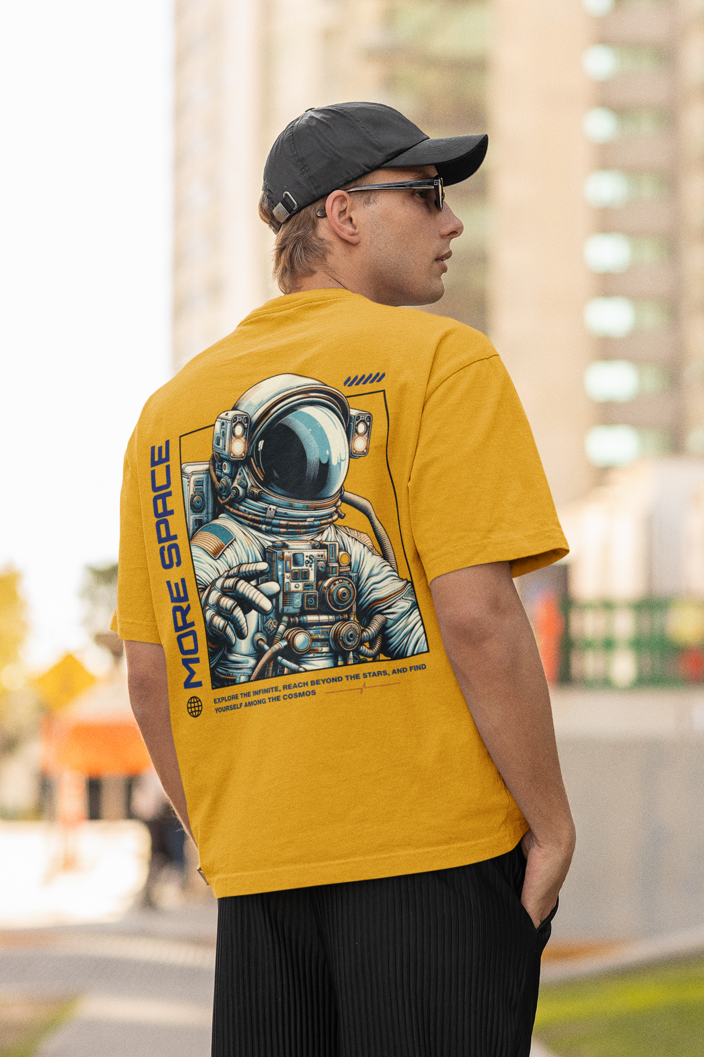Oversized Astronaut Unisex Tshirt