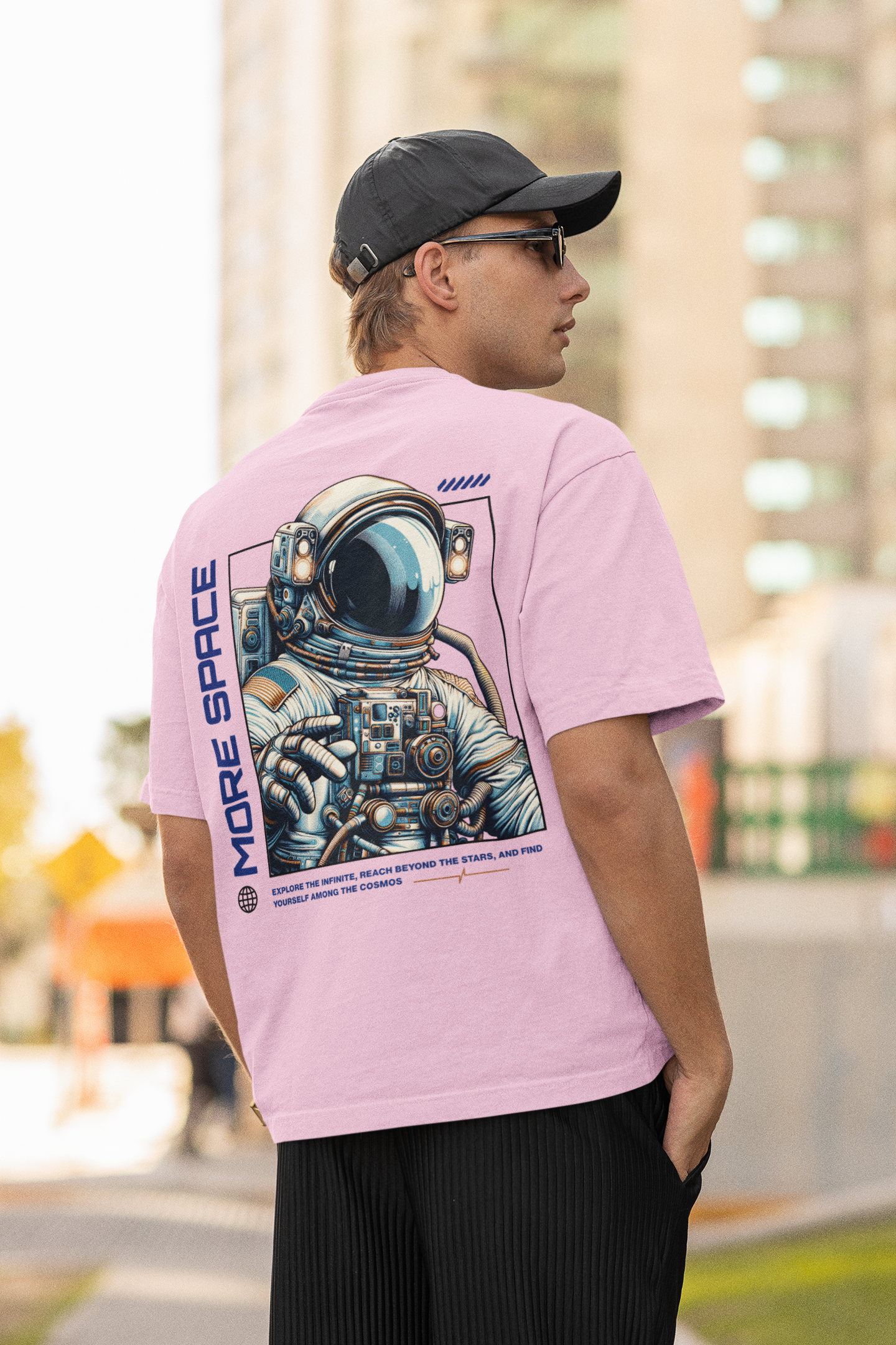Oversized Astronaut Unisex Tshirt