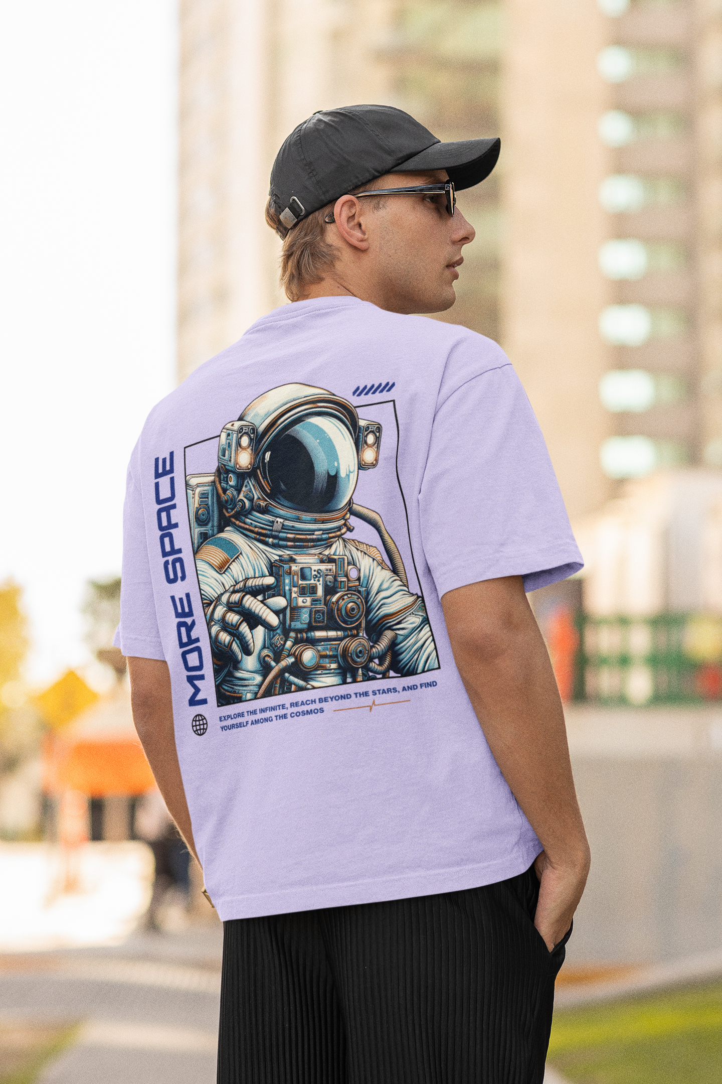 Oversized Astronaut Unisex Tshirt