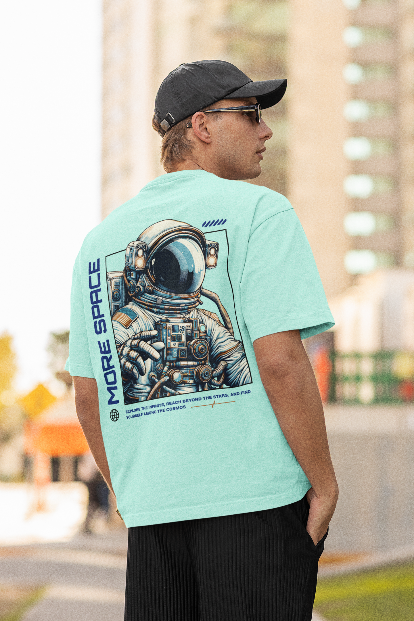 Oversized Astronaut Unisex Tshirt
