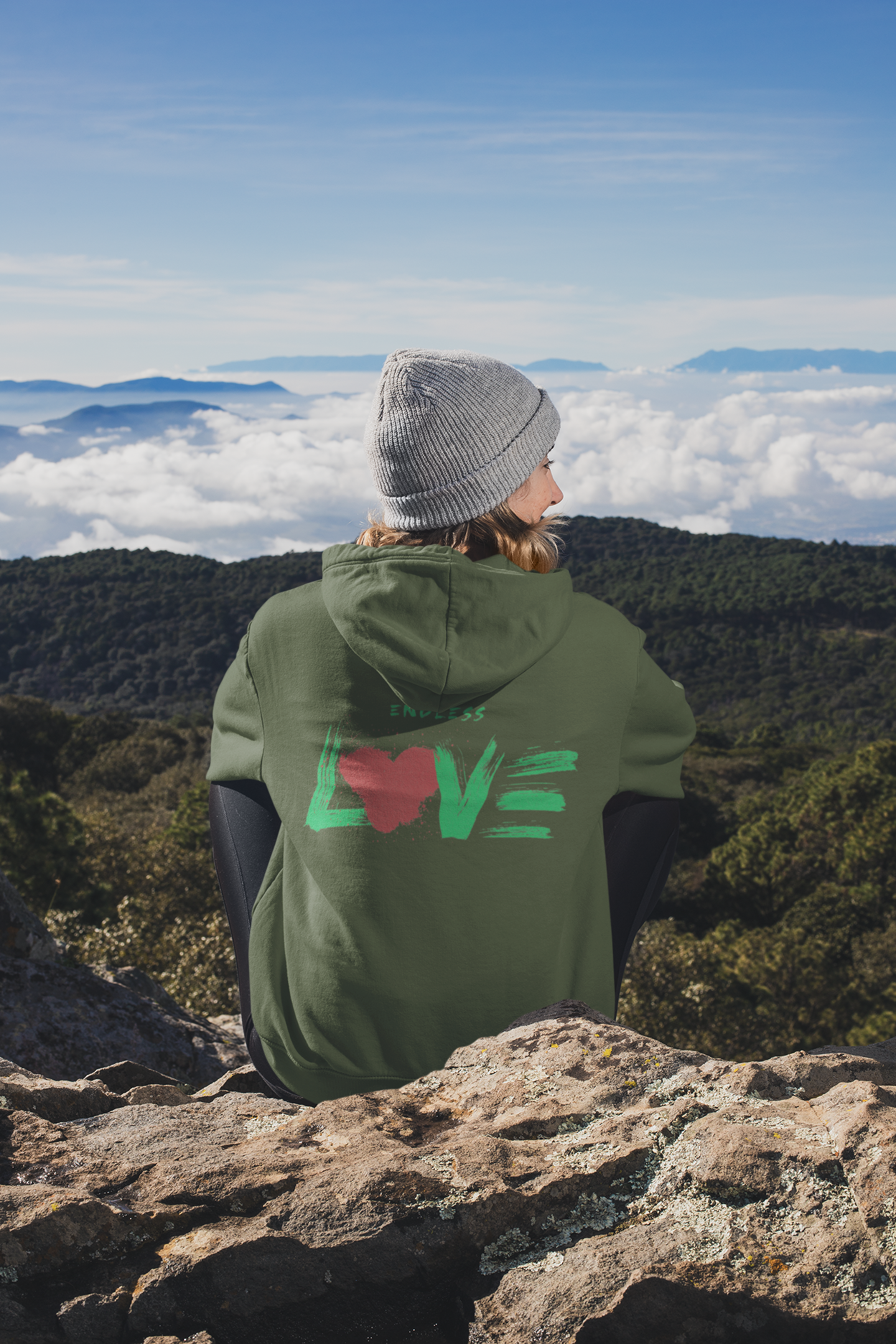 Olive Green Hoodie