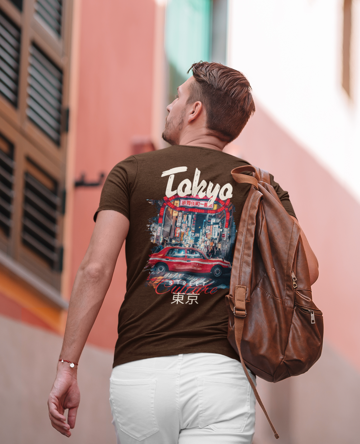 Tokyo Street Culture Men's T-Shirt – Urban Japanese Nightlife Graphic Tee