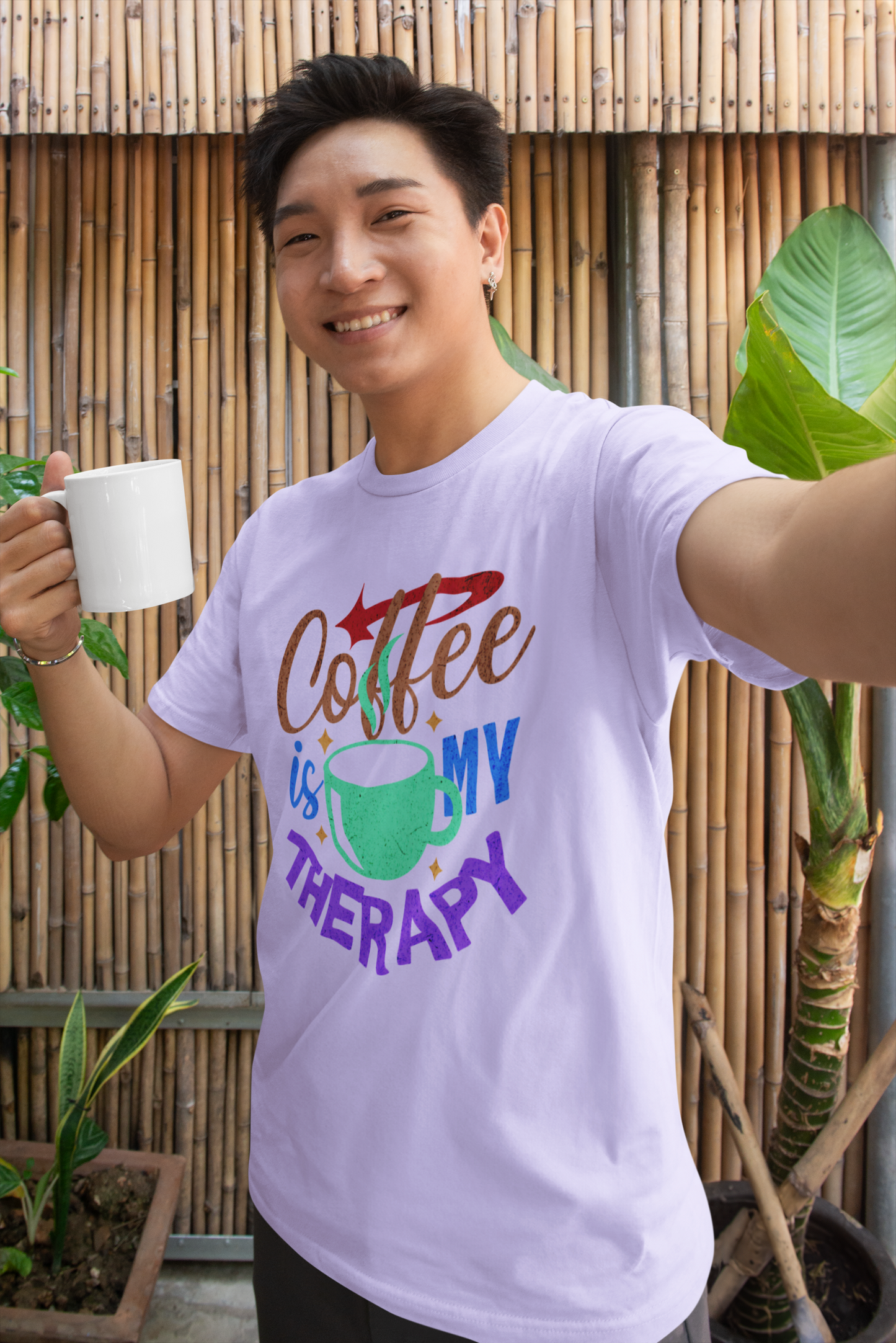 Coffee is My Therapy Men’s T-Shirt