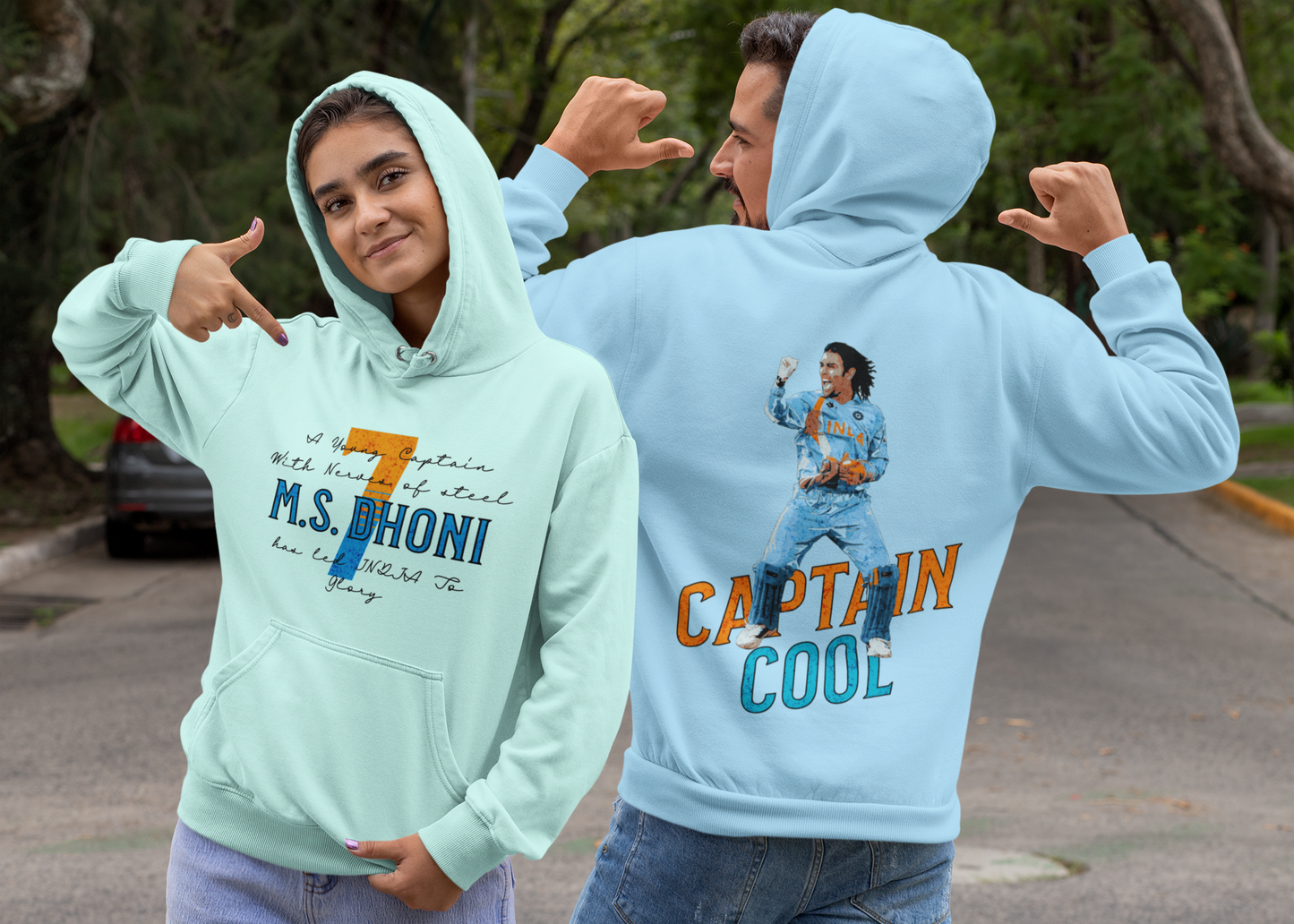 Captain Cool MS Dhoni Unisex Hoodie
