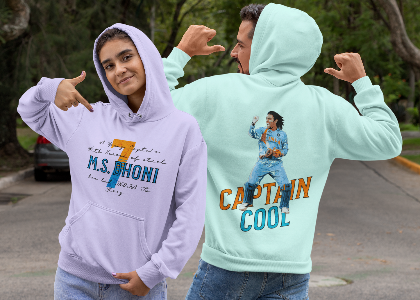Captain Cool MS Dhoni Unisex Hoodie