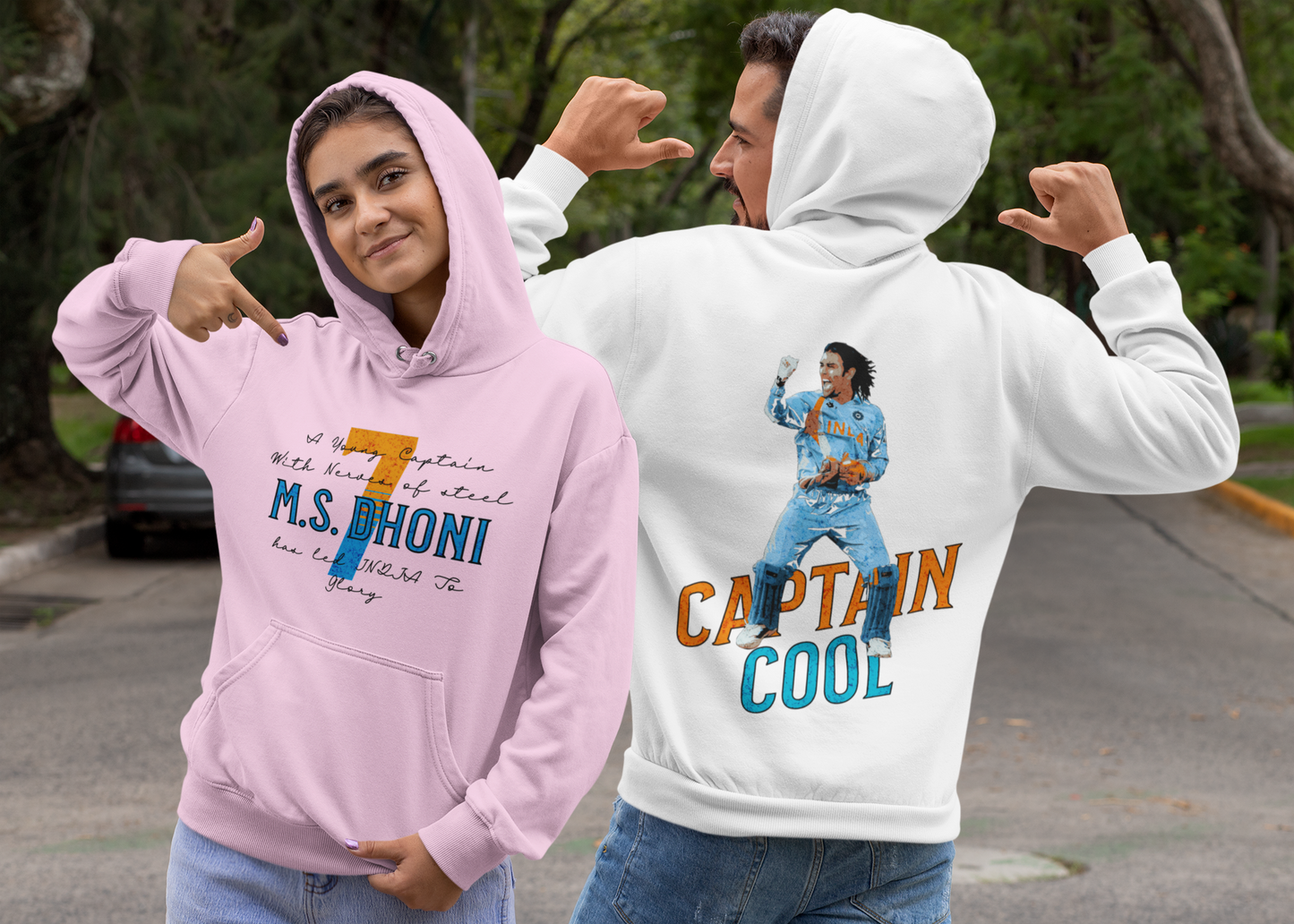 Captain Cool MS Dhoni Unisex Hoodie