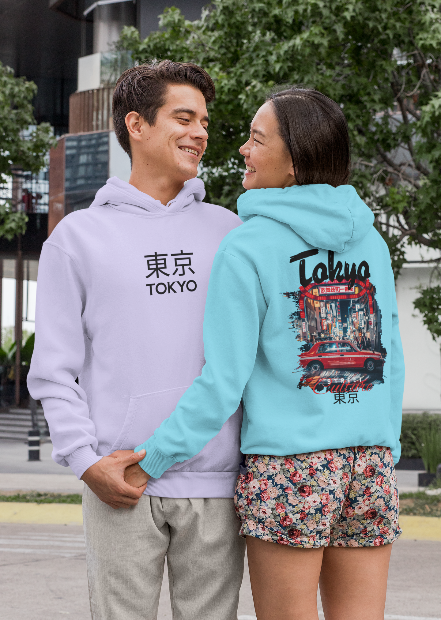 Tokyo Street Culture Hoodie – Japanese Urban Style Unisex Graphic Hoodie