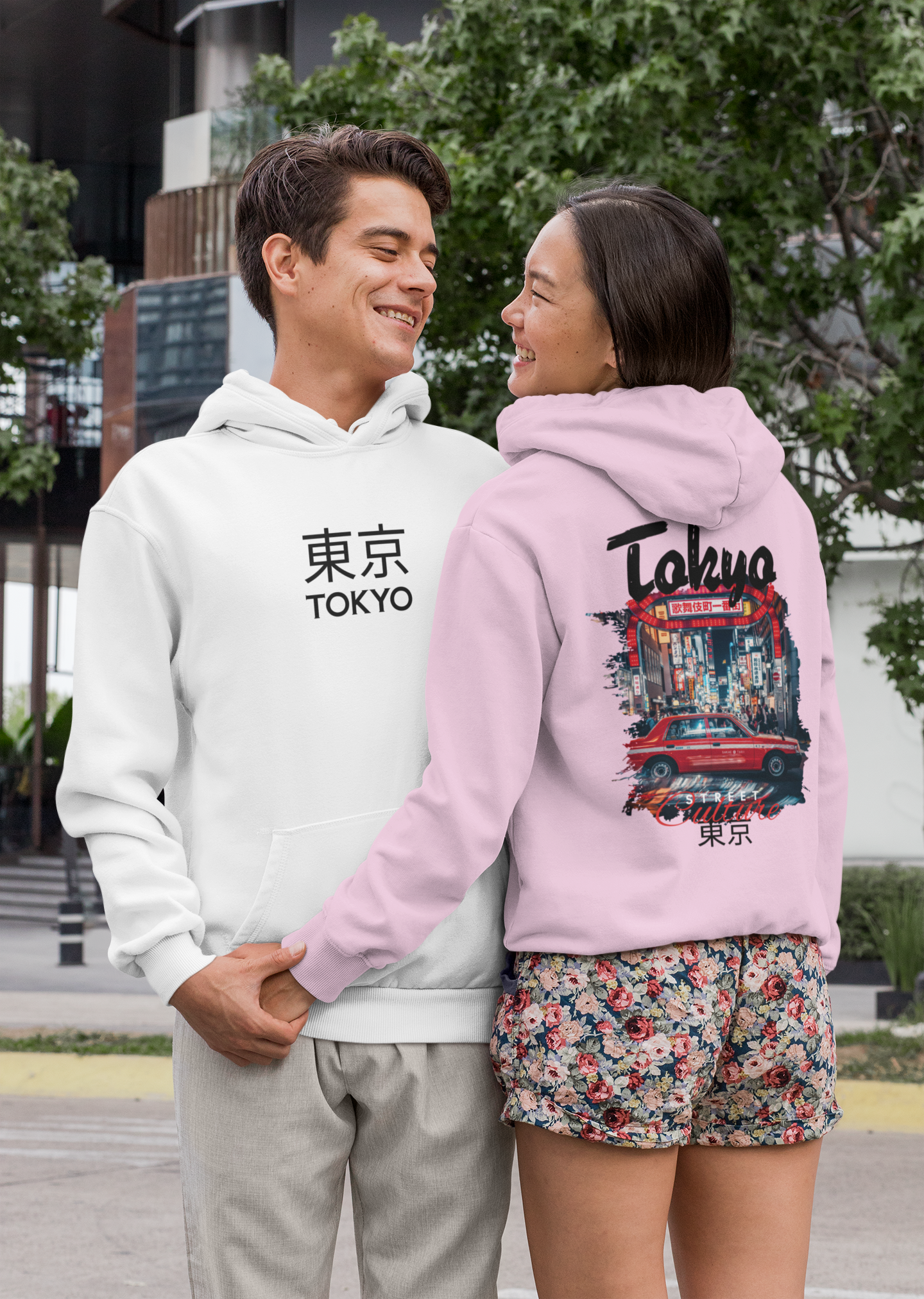 Tokyo Street Culture Hoodie – Japanese Urban Style Unisex Graphic Hoodie