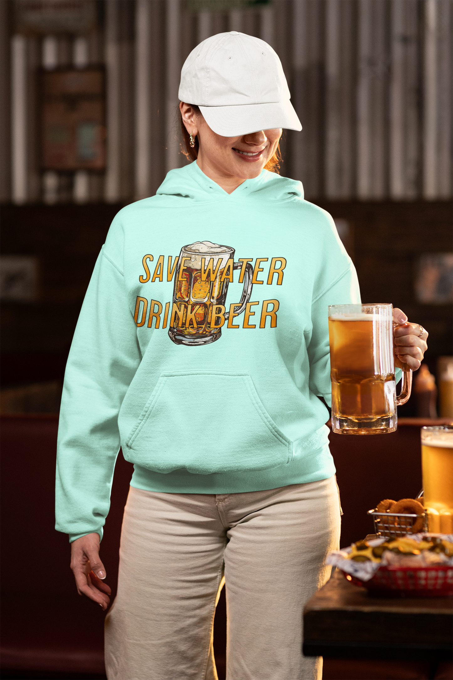 Save Water Drink Beer Unisex Hoodie