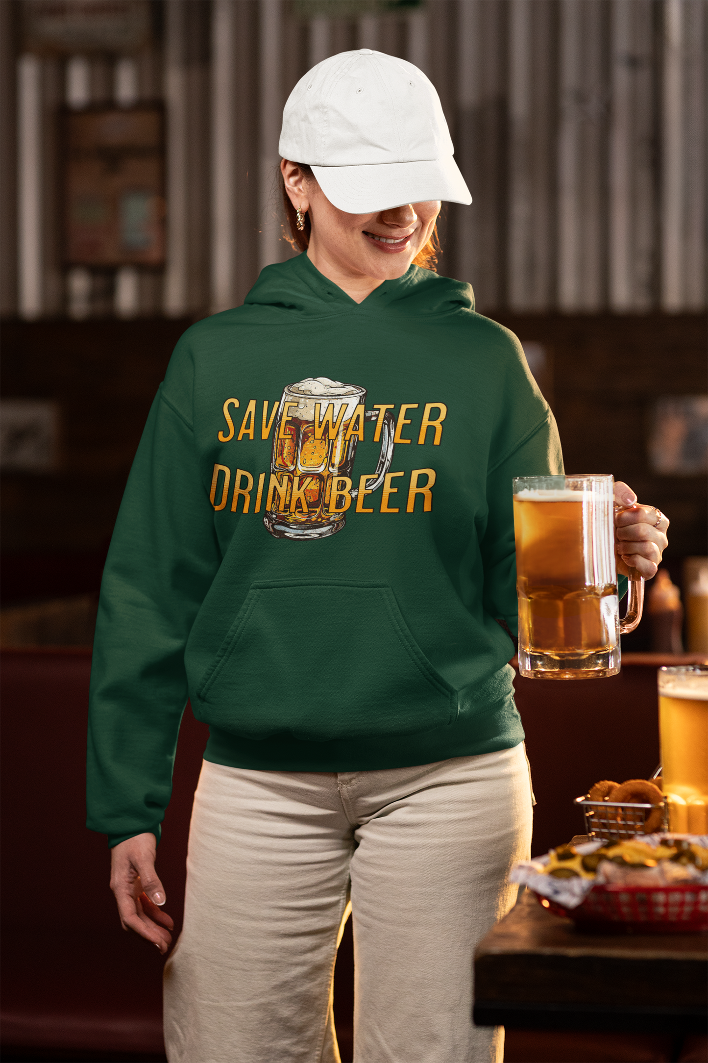 Save Water Drink Beer Unisex Hoodie