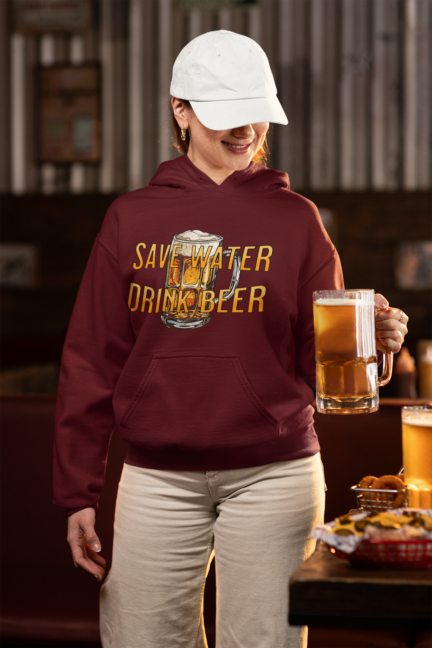 Save Water Drink Beer Unisex Hoodie