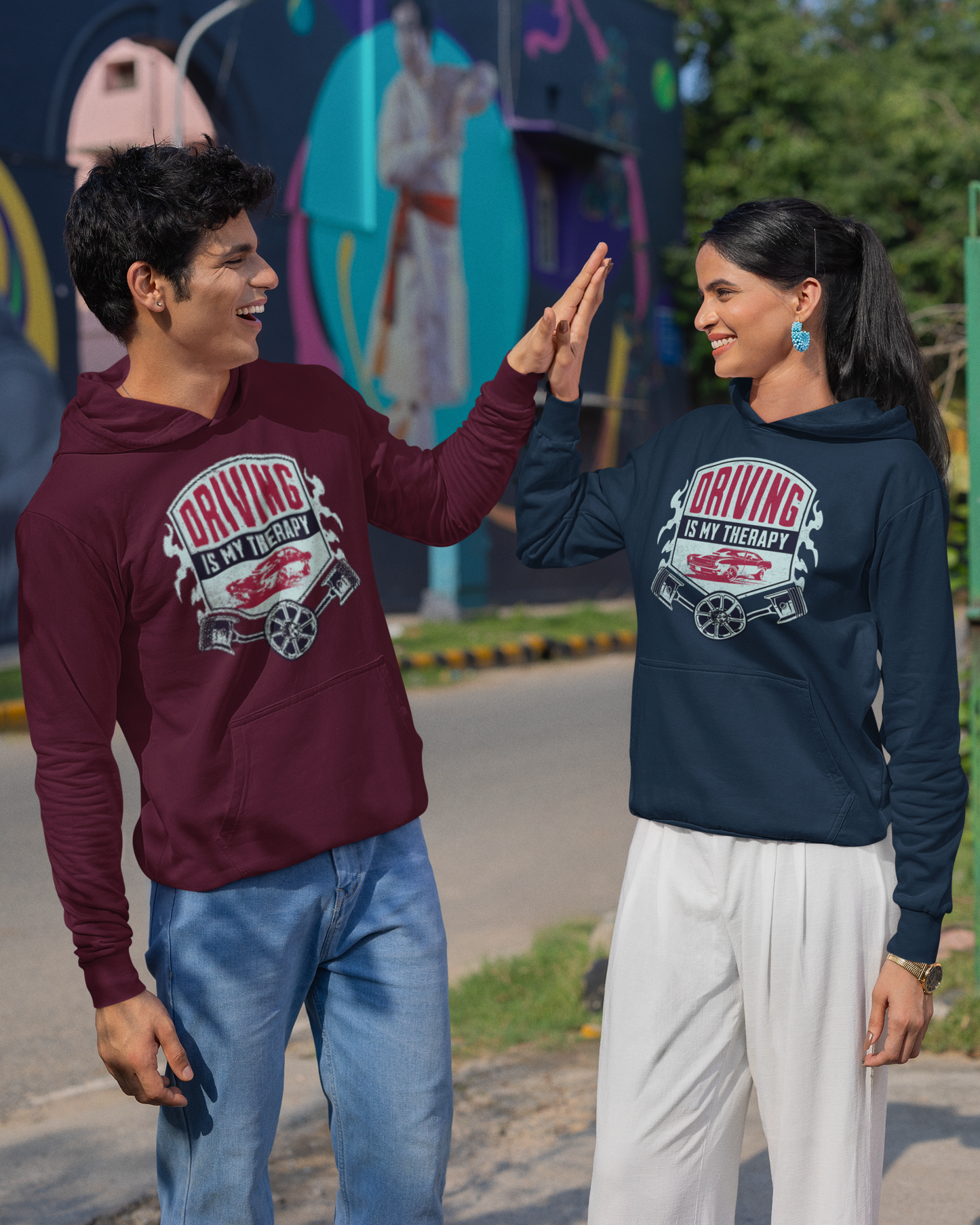 Driving Is My Therapy Unisex Hoodie