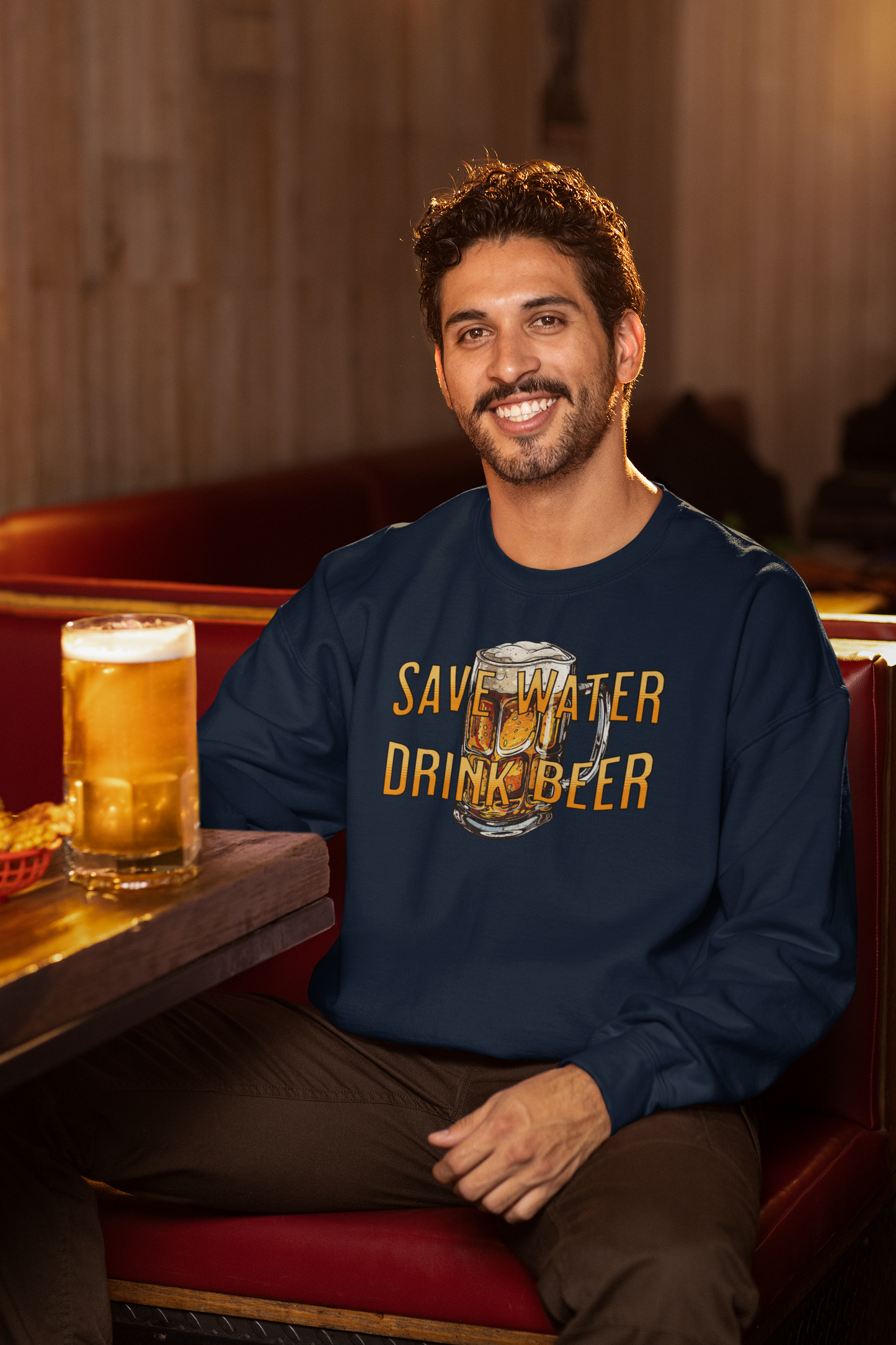 Funny Save Water Drink Beer Unisex Sweatshirt