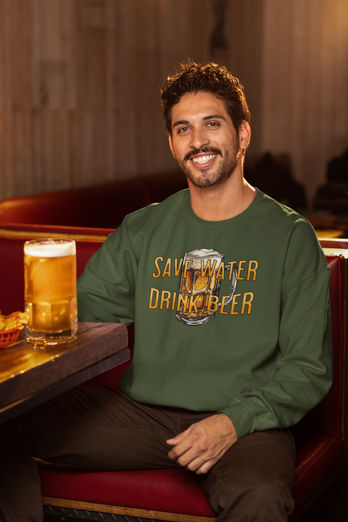 Funny Save Water Drink Beer Unisex Sweatshirt