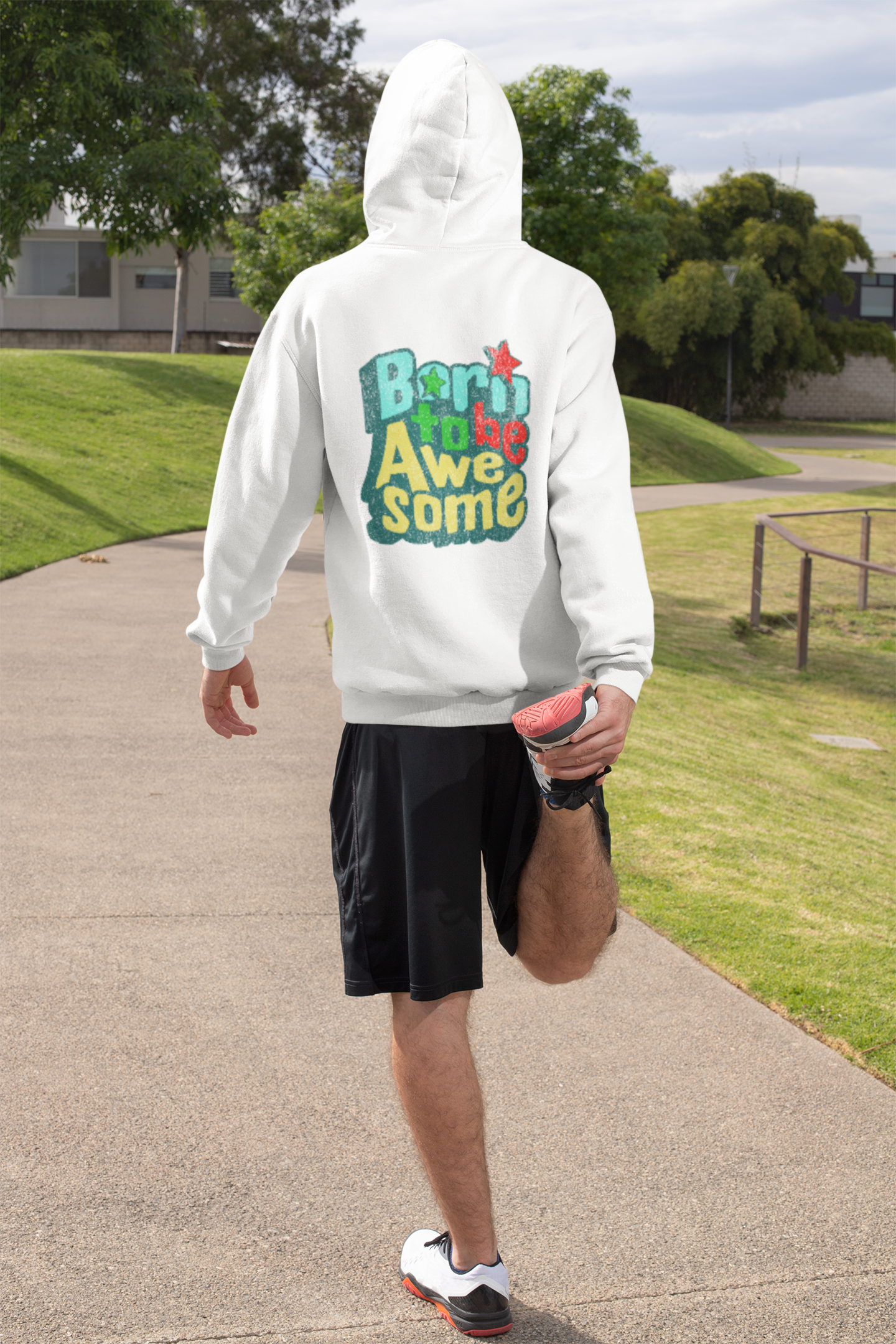 Born to Be Awesome Graphic Unisex Hoodie
