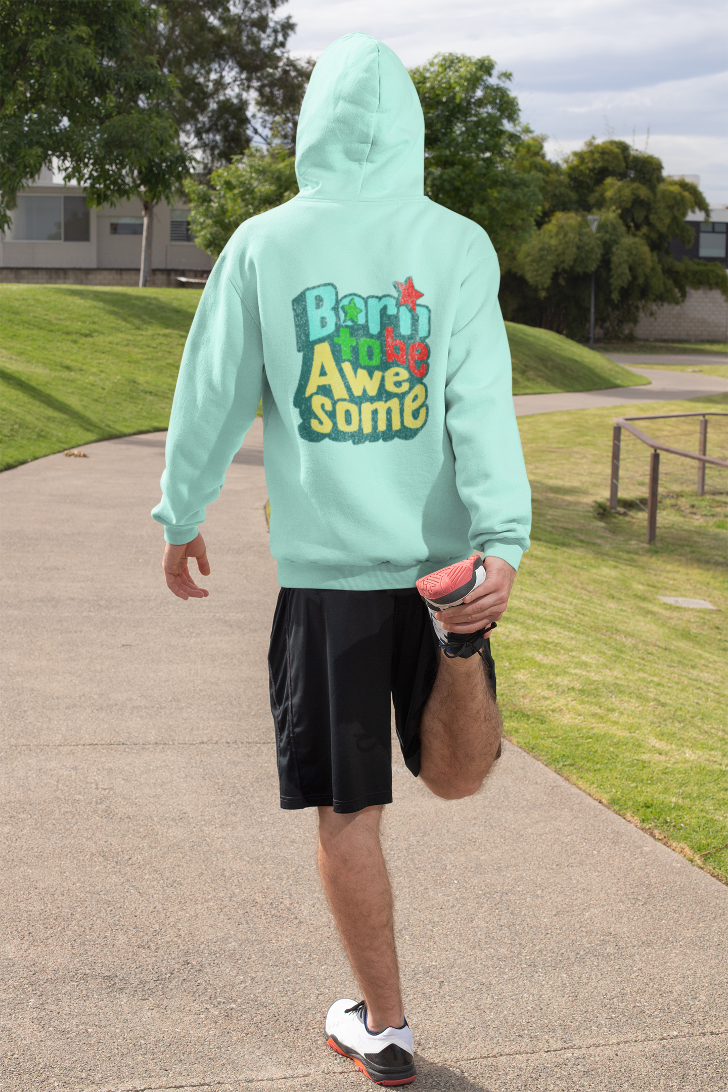 Born to Be Awesome Graphic Unisex Hoodie