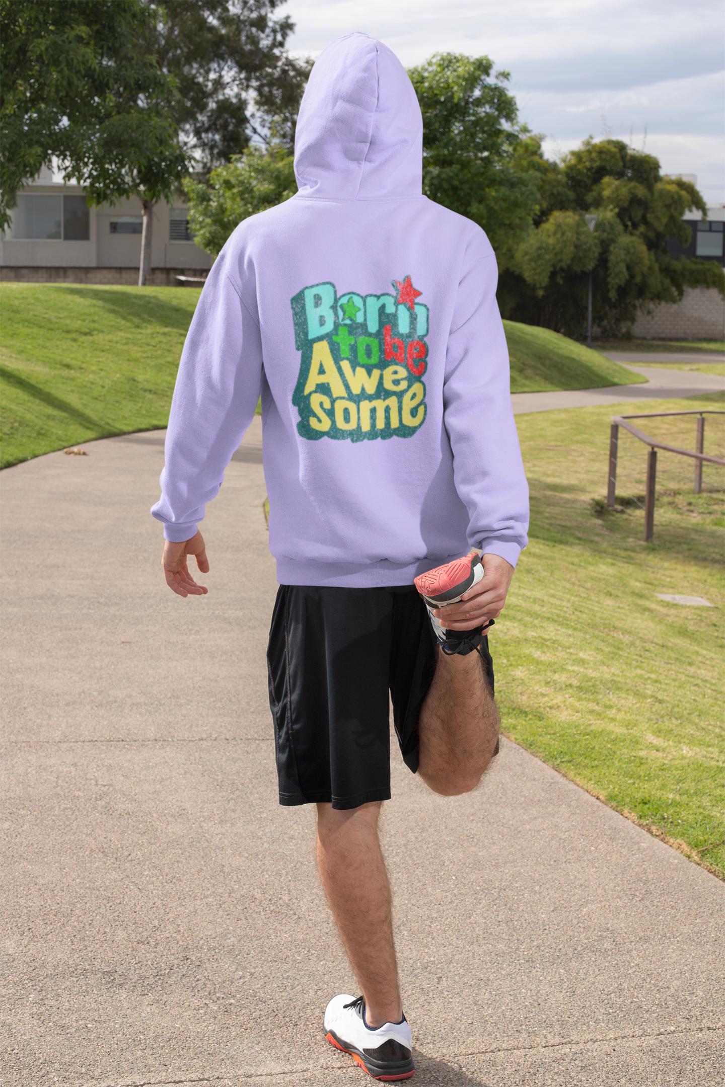 Born to Be Awesome Graphic Unisex Hoodie