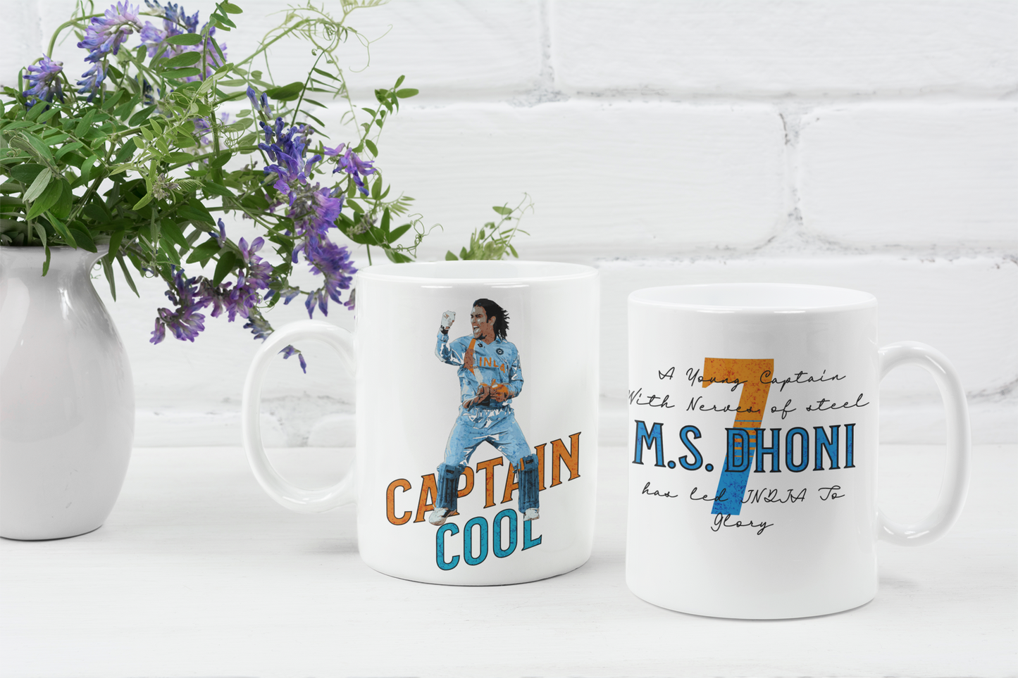 MS Dhoni Captain Cool Celebration Mug