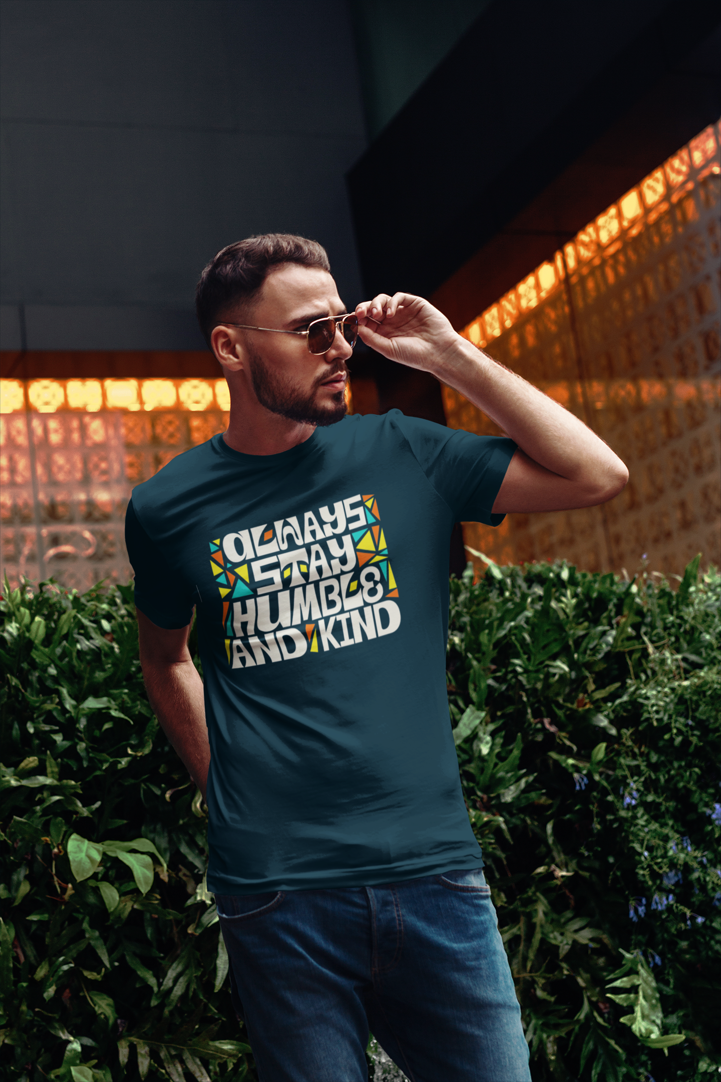 Always Stay Humble and Kind Men's T-Shirt | Inspirational Graphic Tee