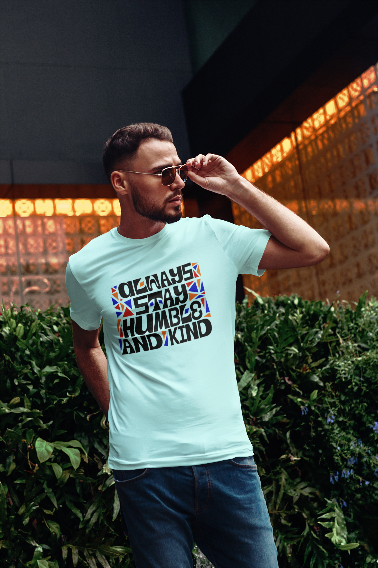 Always Stay Humble and Kind Men's T-Shirt | Inspirational Graphic Tee