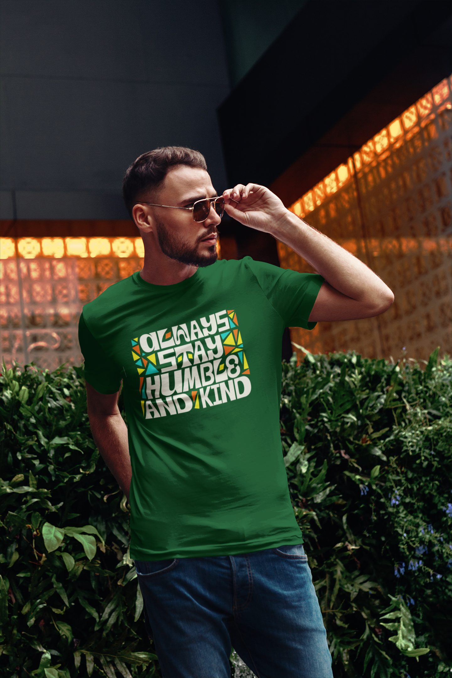 Always Stay Humble and Kind Men's T-Shirt | Inspirational Graphic Tee
