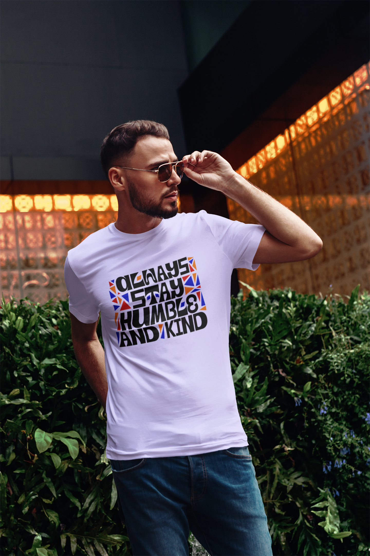 Always Stay Humble and Kind Men's T-Shirt | Inspirational Graphic Tee