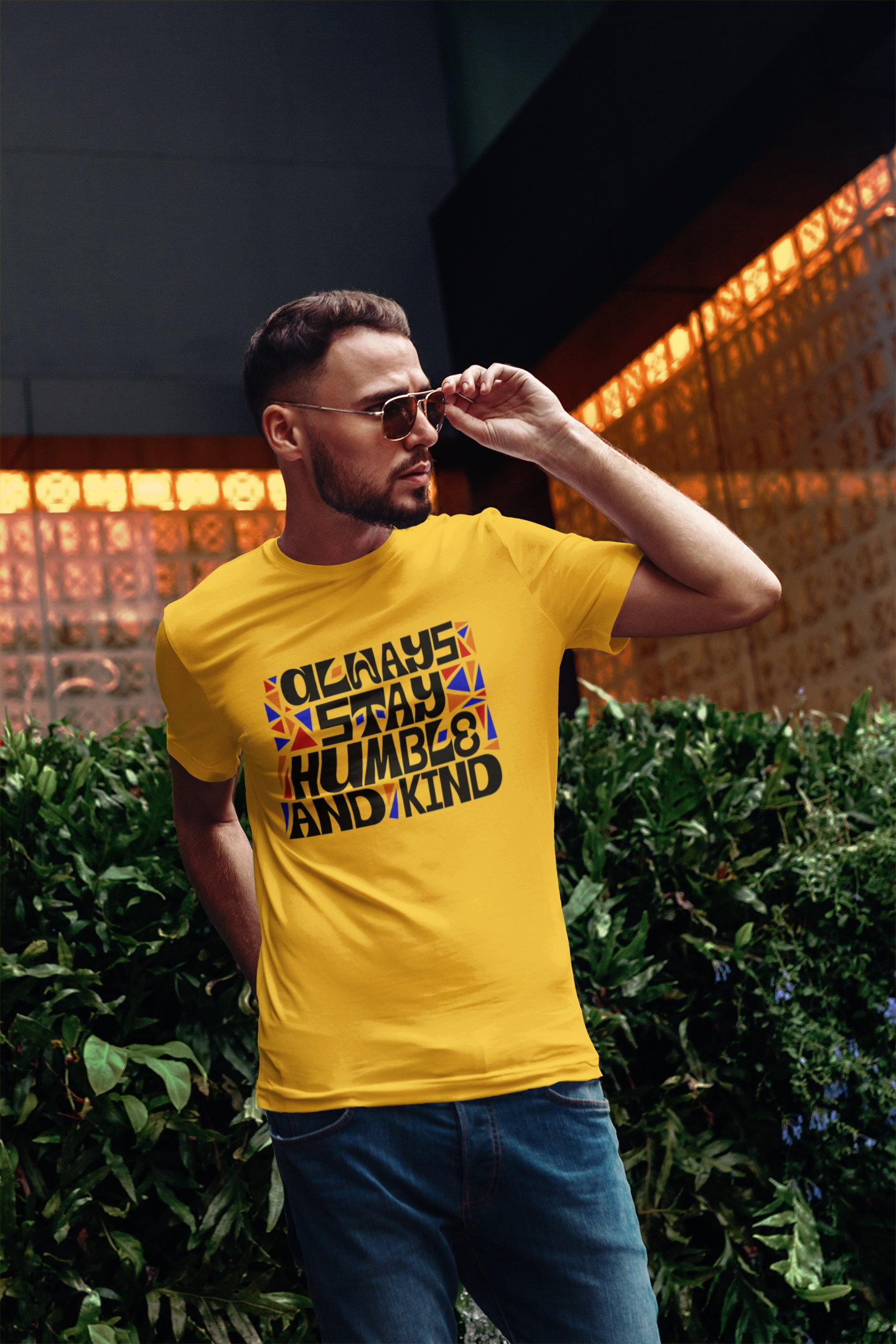 Always Stay Humble and Kind Men's T-Shirt | Inspirational Graphic Tee