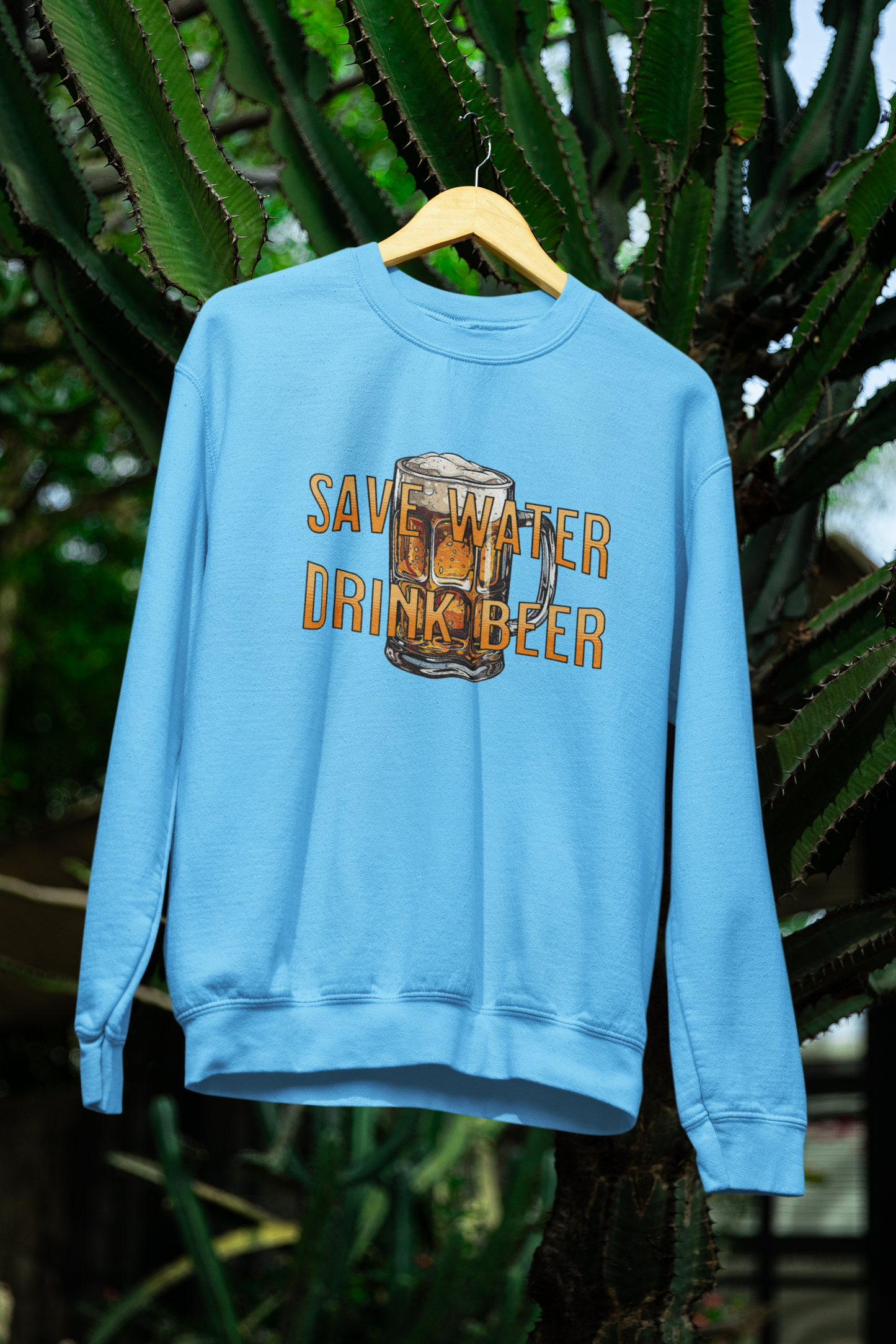 Funny Save Water Drink Beer Unisex Sweatshirt
