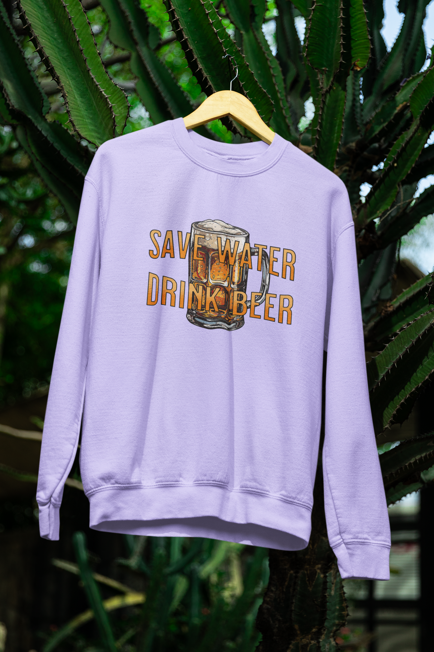 Funny Save Water Drink Beer Unisex Sweatshirt