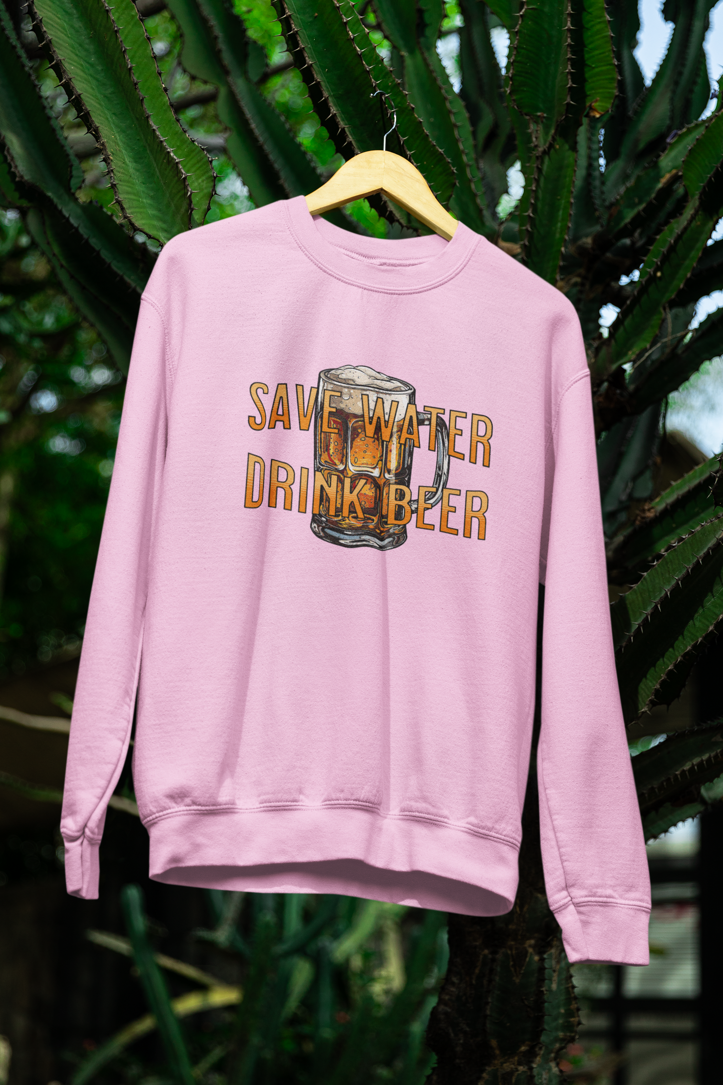 Funny Save Water Drink Beer Unisex Sweatshirt