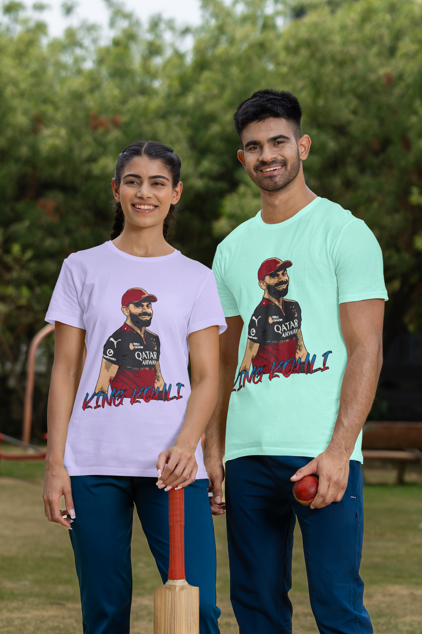 King Kohli Unisex Cricket Tshirt