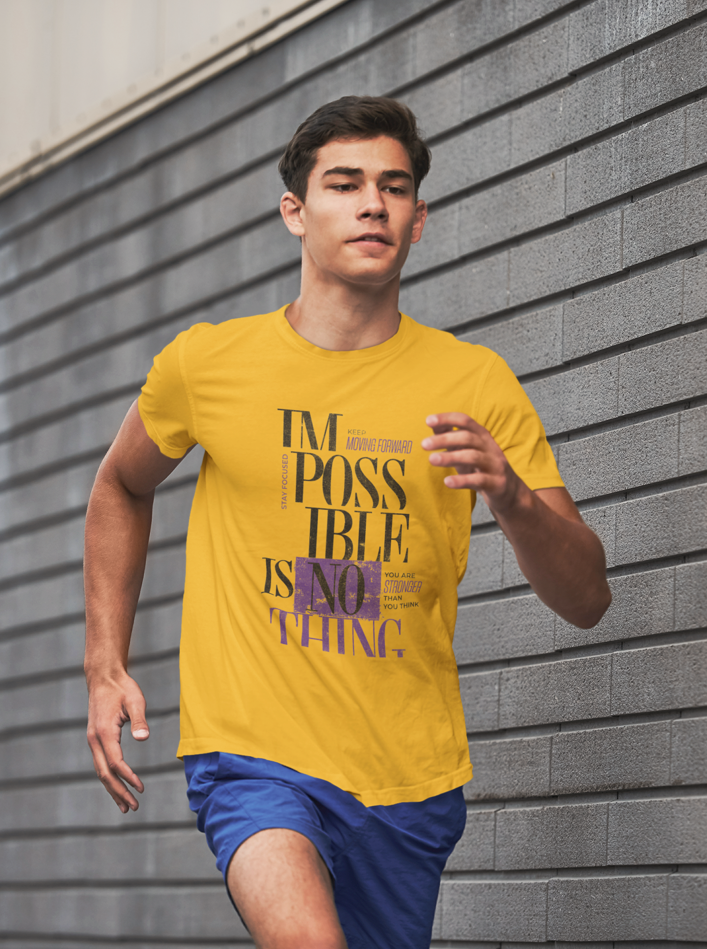 Impossible Is Nothing Classic Men's Graphic T-Shirt