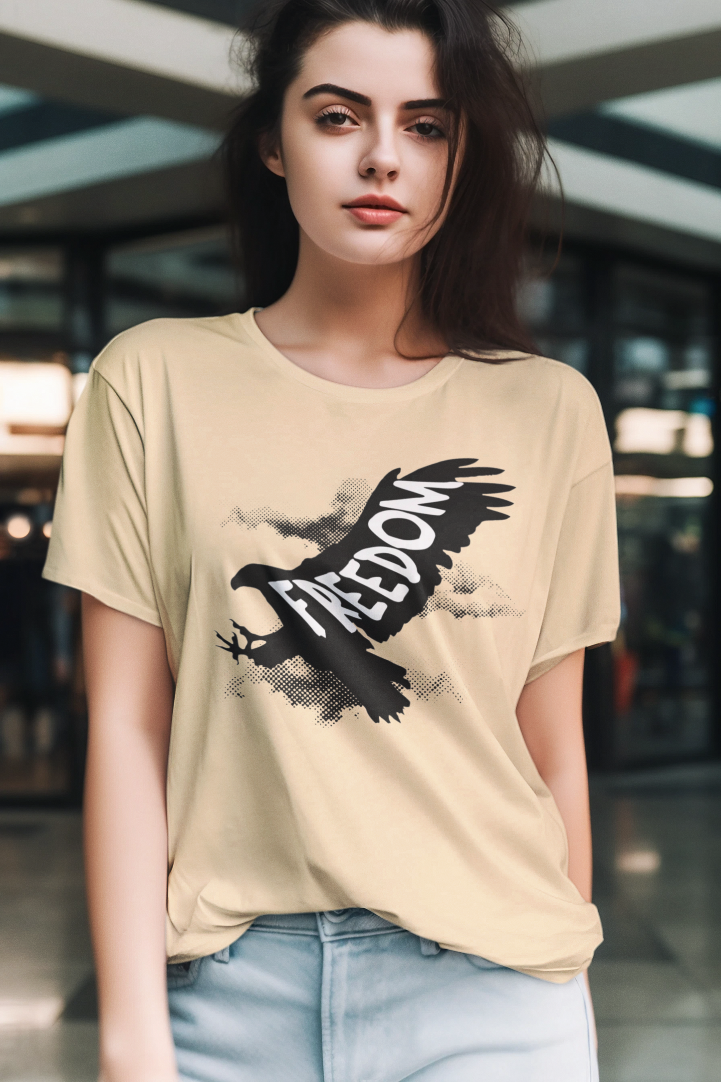 Freedom Eagle Women's Graphic T-Shirt