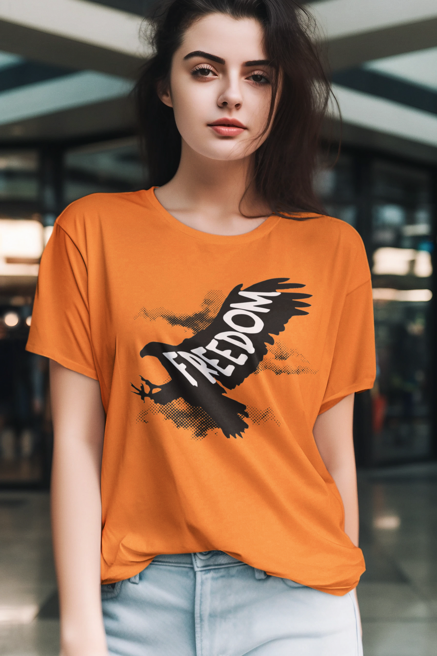 Freedom Eagle Women's Graphic T-Shirt