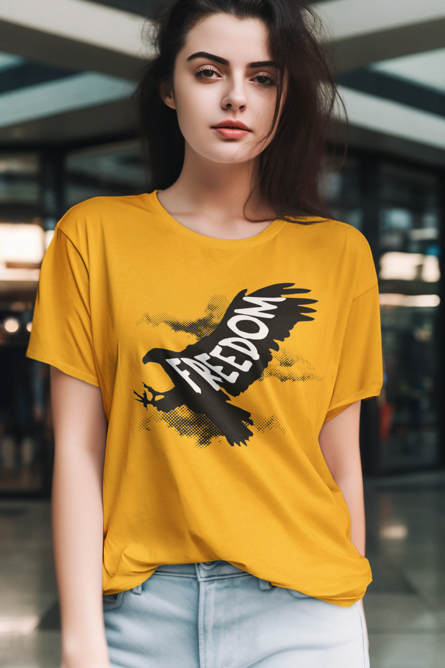 Freedom Eagle Women's Graphic T-Shirt