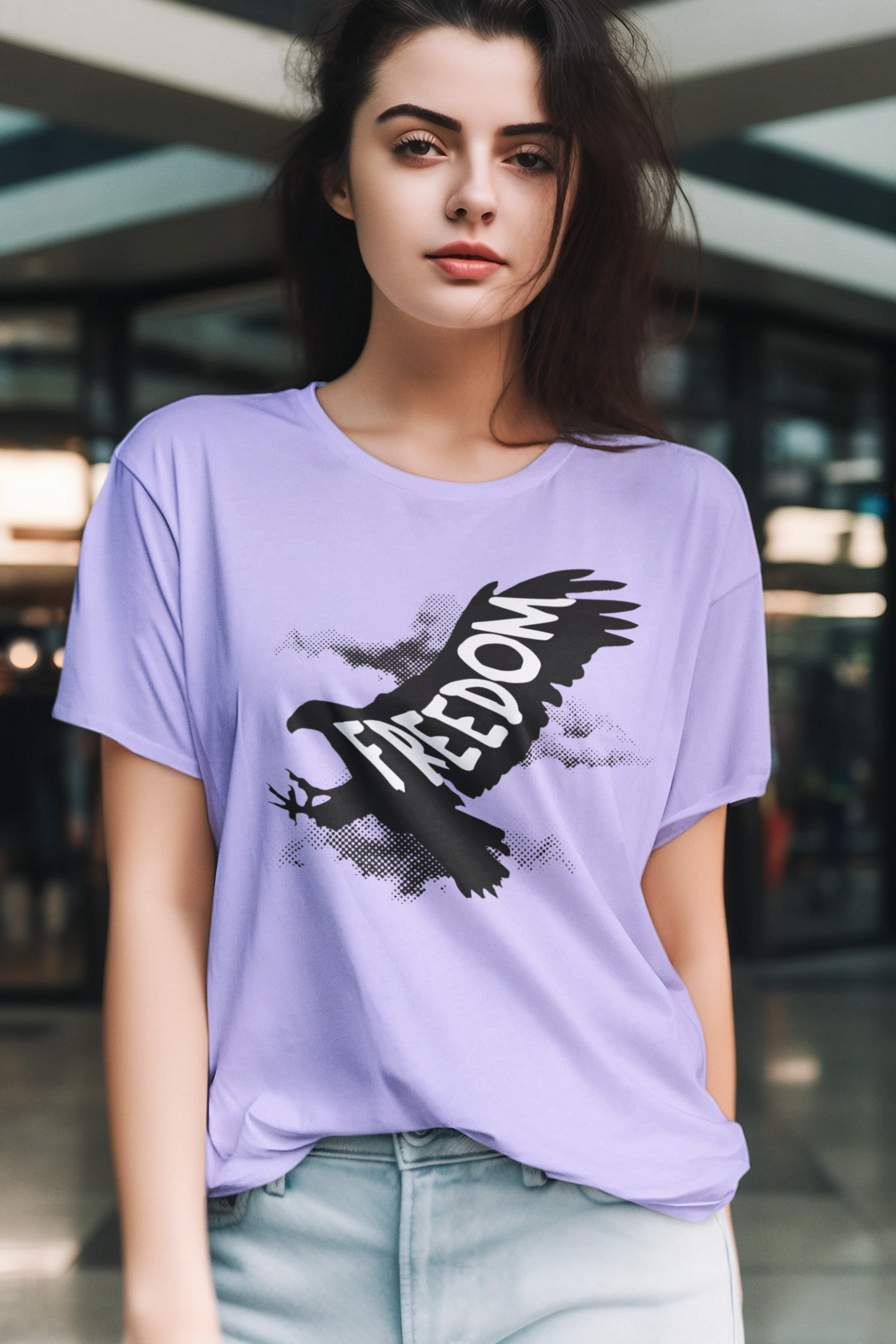 Freedom Eagle Women's Graphic T-Shirt