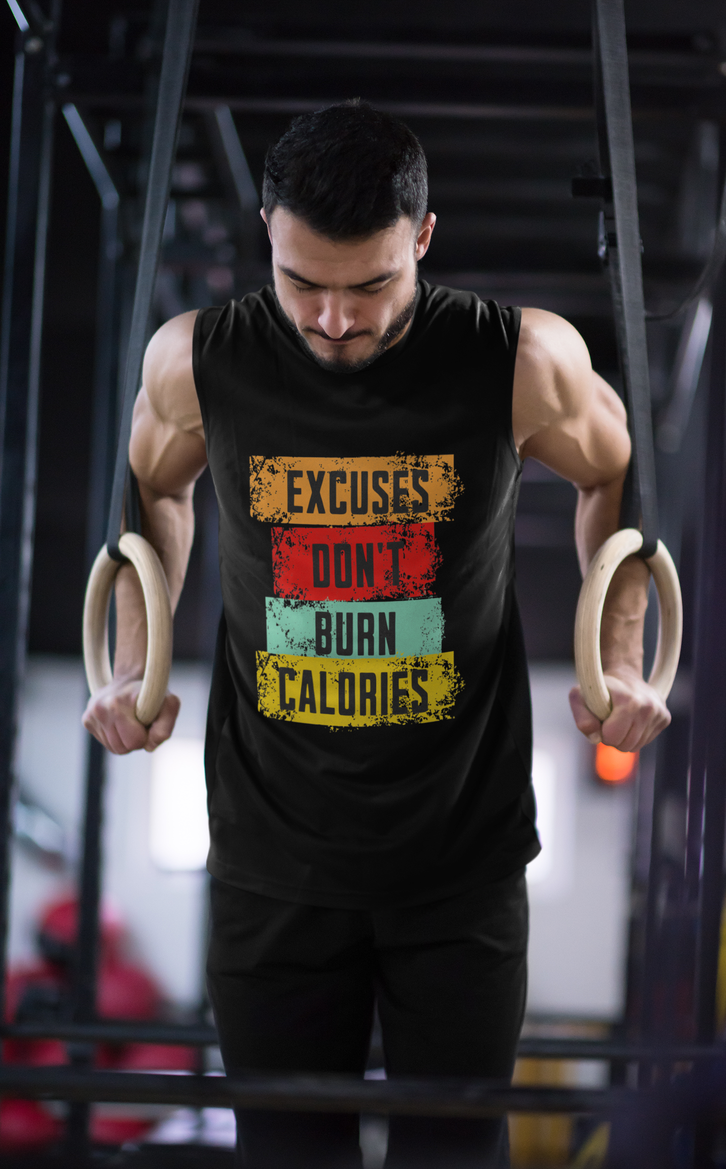 Men’s Sleeveless Gym T-Shirt
