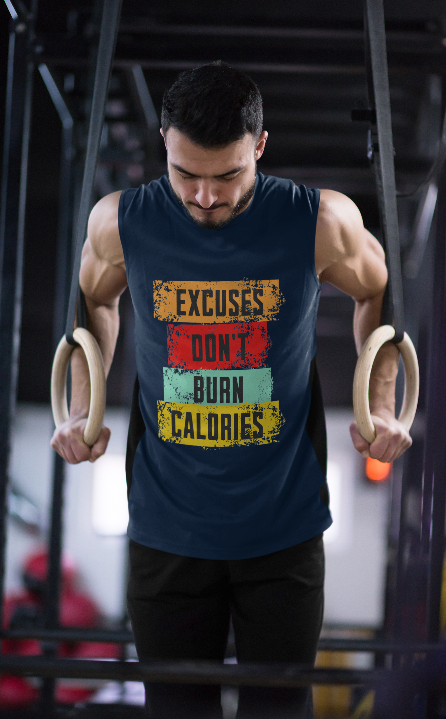 Men’s Sleeveless Gym T-Shirt