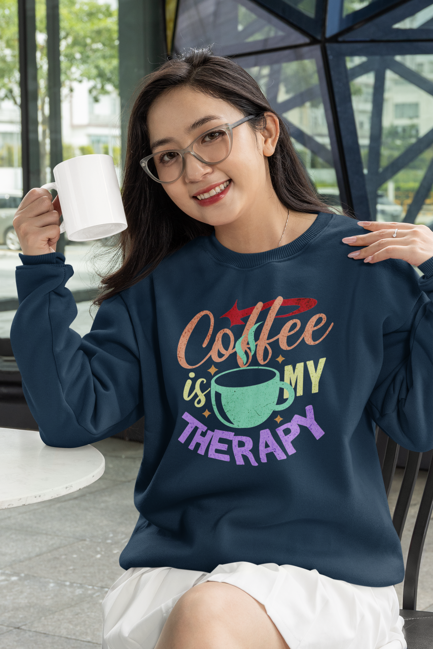 Coffee is My Therapy Unisex Sweatshirt
