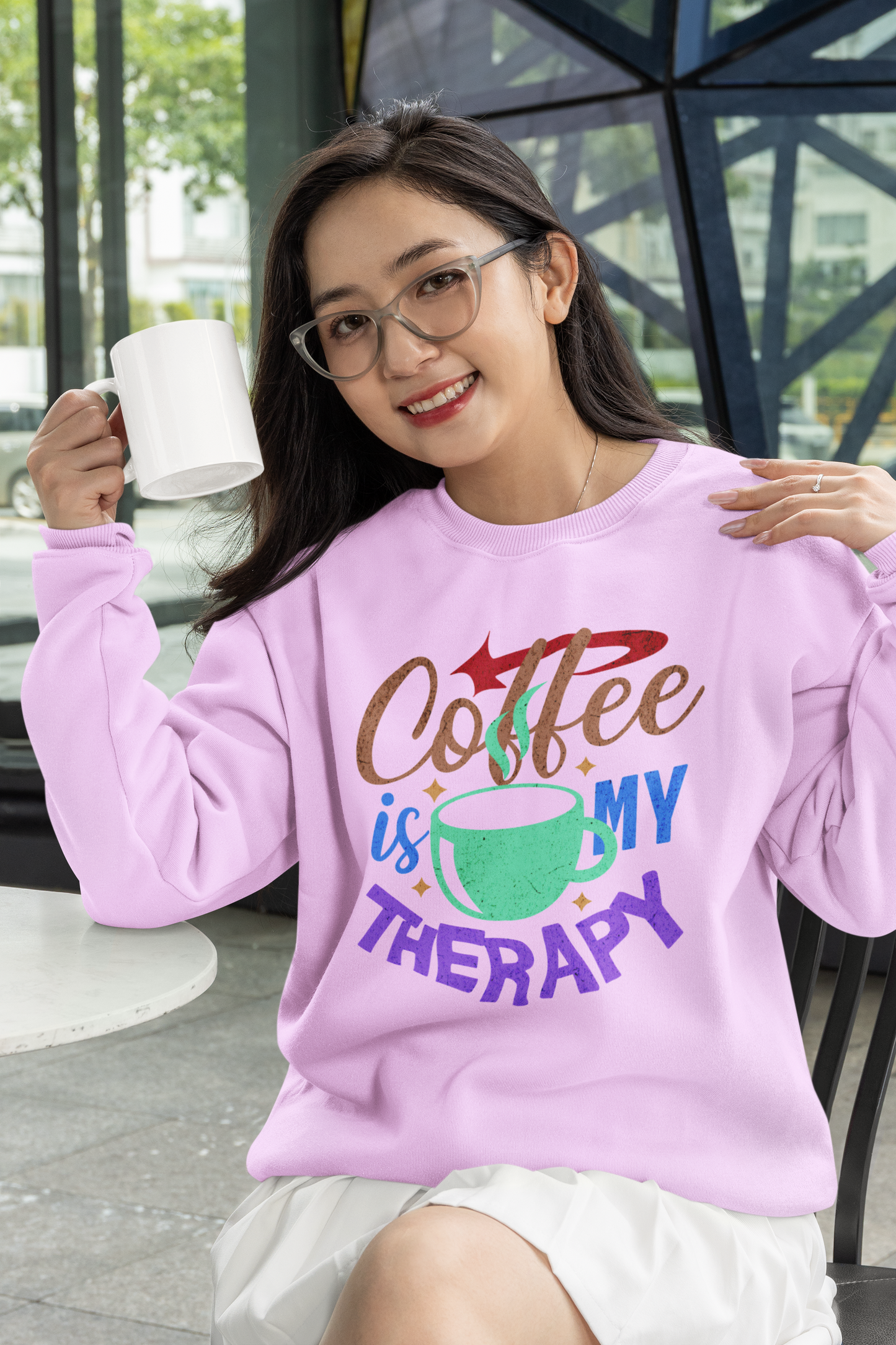 Coffee is My Therapy Unisex Sweatshirt