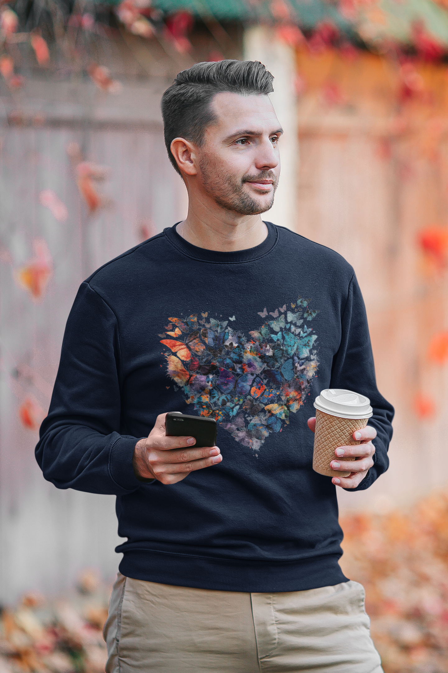 Butterfly Heart Unisex Sweatshirt