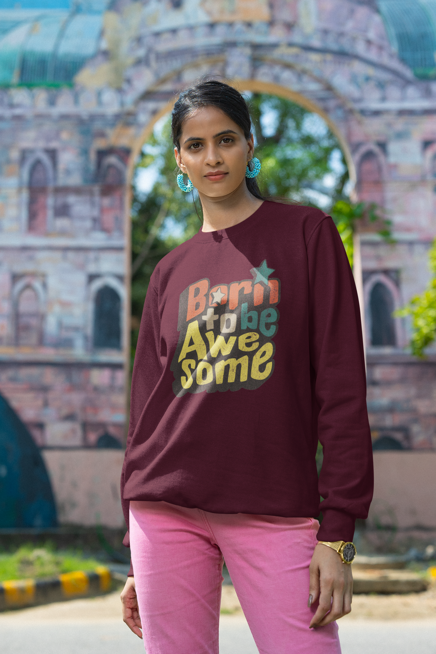 Born to Be Awesome Unisex Sweatshirt